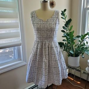 Modcloth Fervour Sudoku Dress